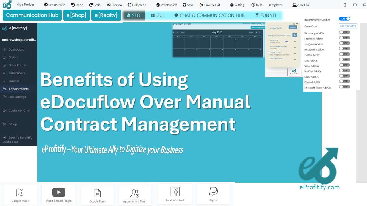 Benefits of Using eDocuflow Over Manual Contract Management